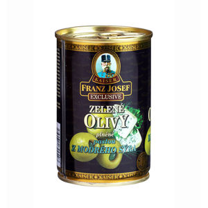 Franz Josef Kaiser Olivy zelené plněné modrým sýrem 300 g